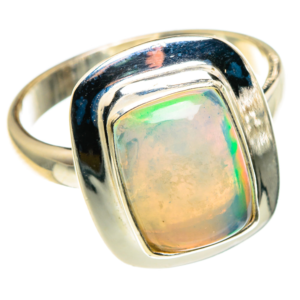 Ethiopian Opal Rings handcrafted by Ana Silver Co - RING86575