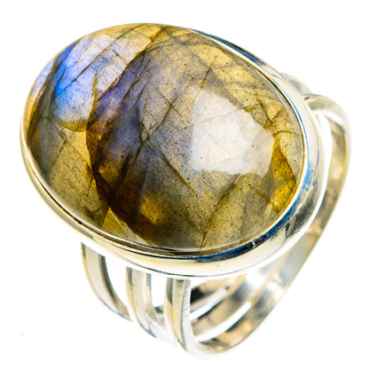 Labradorite Rings handcrafted by Ana Silver Co - RING86586