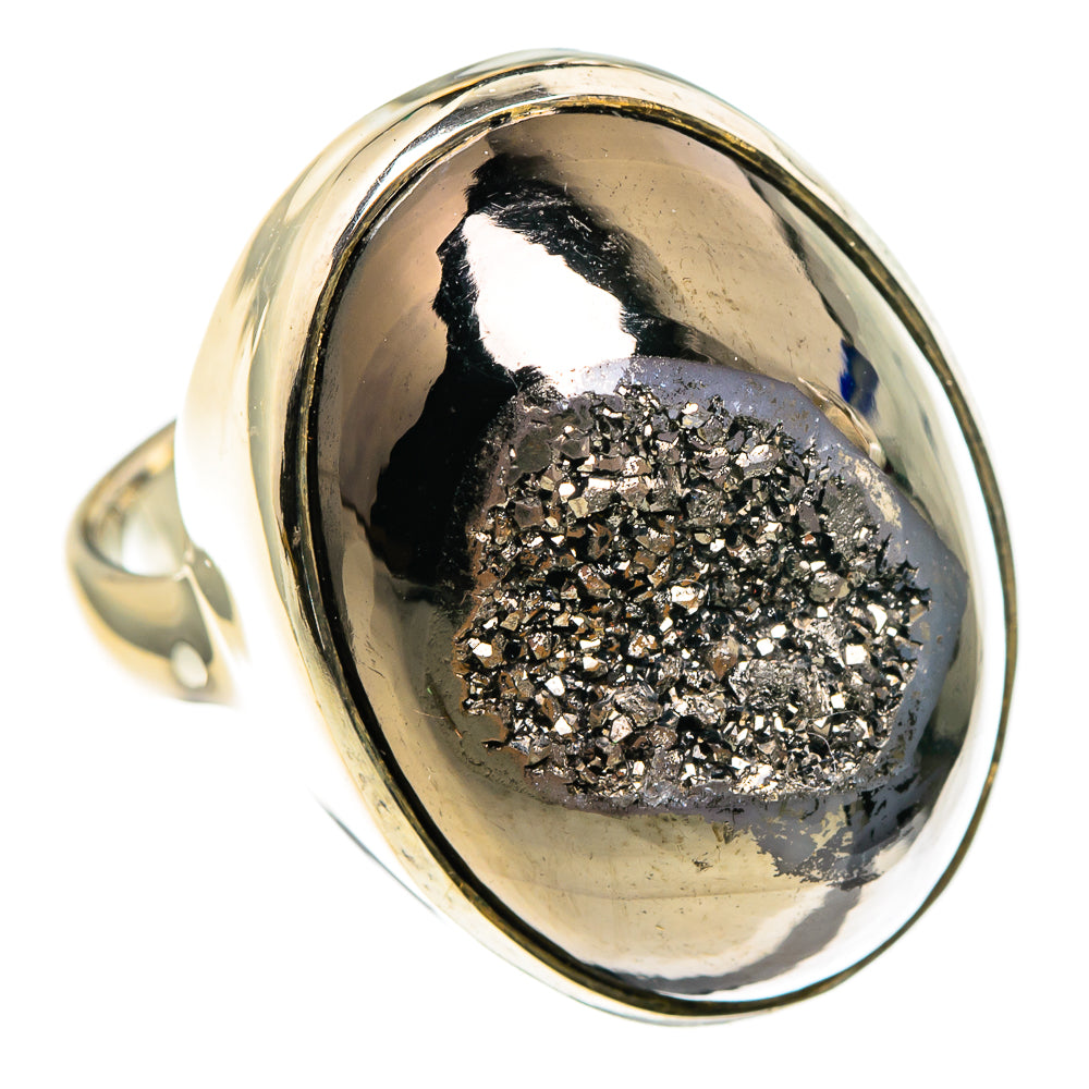 Metallic Druzy Rings handcrafted by Ana Silver Co - RING86595