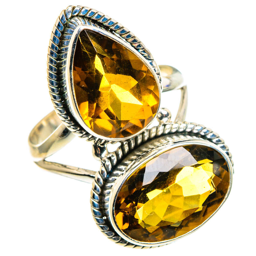 Mandarin Citrine Rings handcrafted by Ana Silver Co - RING86600