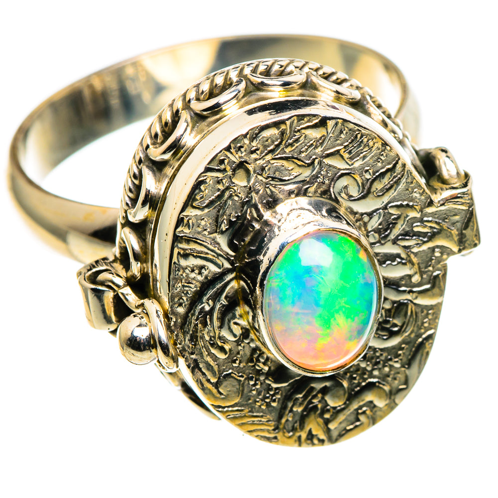 Ethiopian Opal Rings handcrafted by Ana Silver Co - RING86615