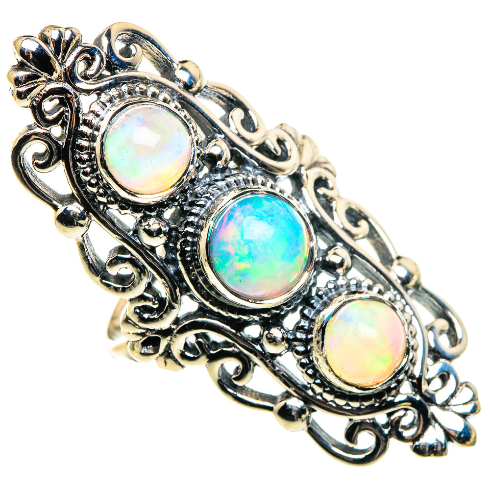 Ethiopian Opal Rings handcrafted by Ana Silver Co - RING86616