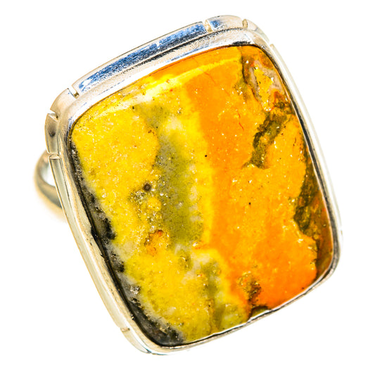 Bumble Bee Jasper Rings handcrafted by Ana Silver Co - RING86618