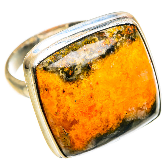 Bumble Bee Jasper Rings handcrafted by Ana Silver Co - RING86620