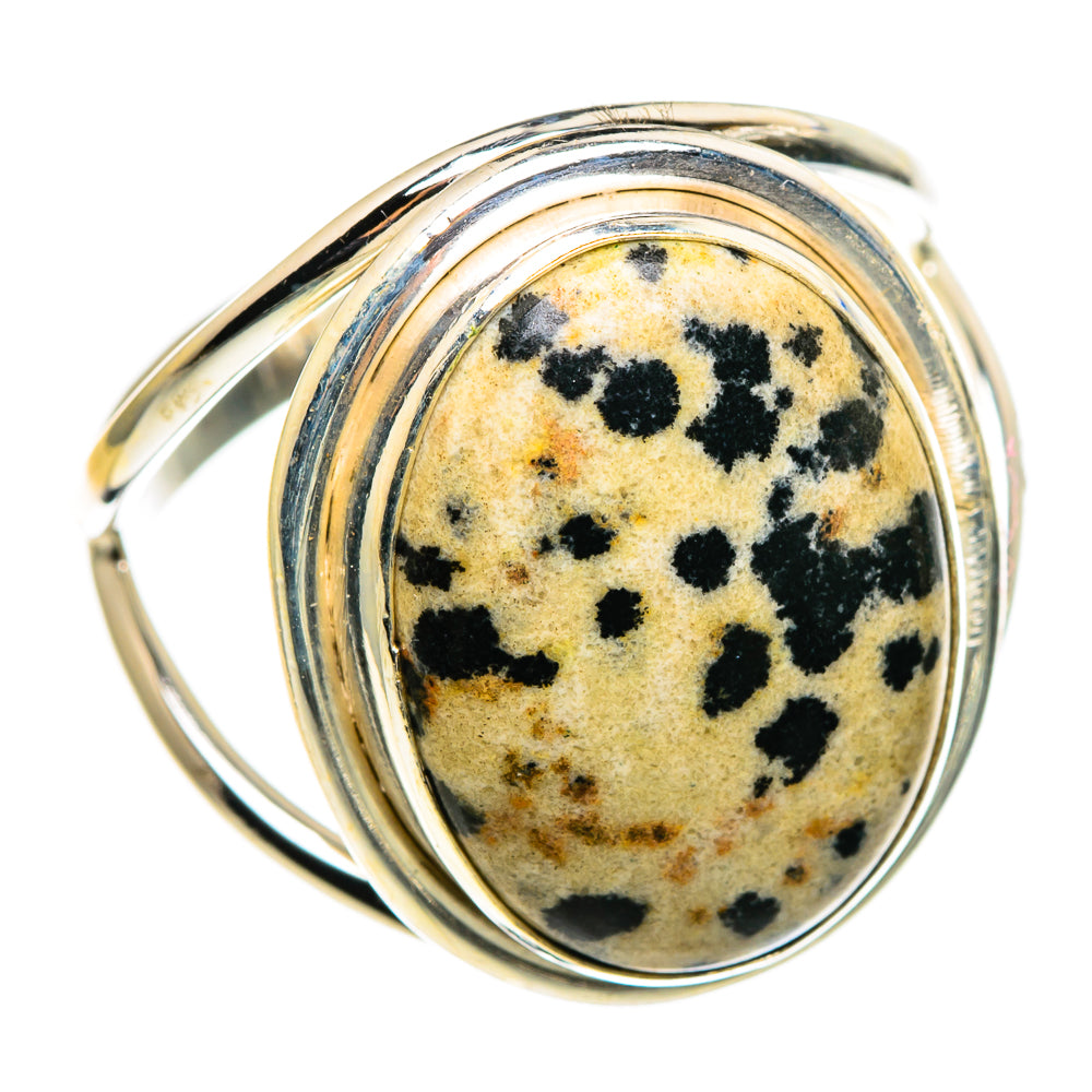 Dalmatian Jasper Rings handcrafted by Ana Silver Co - RING86634 - Photo 2