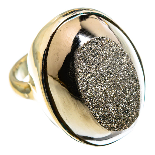 Metallic Druzy Rings handcrafted by Ana Silver Co - RING86637
