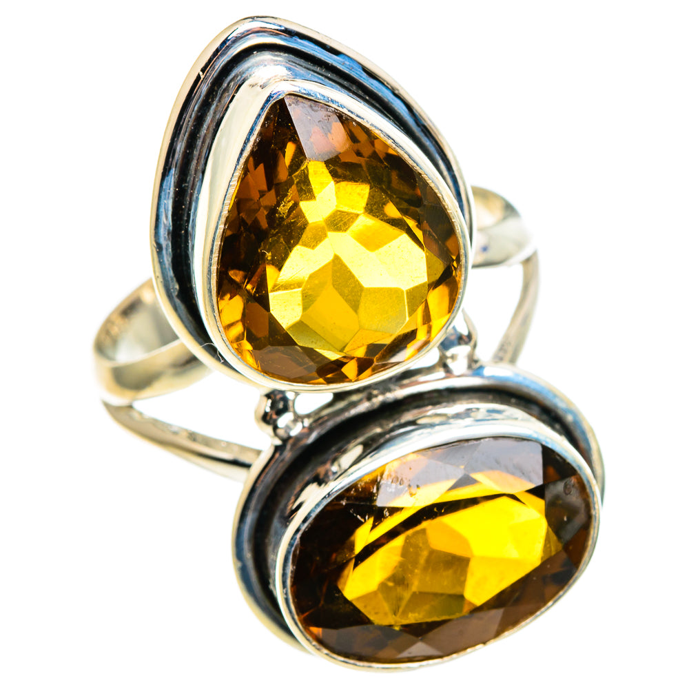 Mandarin Citrine Rings handcrafted by Ana Silver Co - RING86640