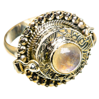 Rainbow Moonstone Rings handcrafted by Ana Silver Co - RING86642