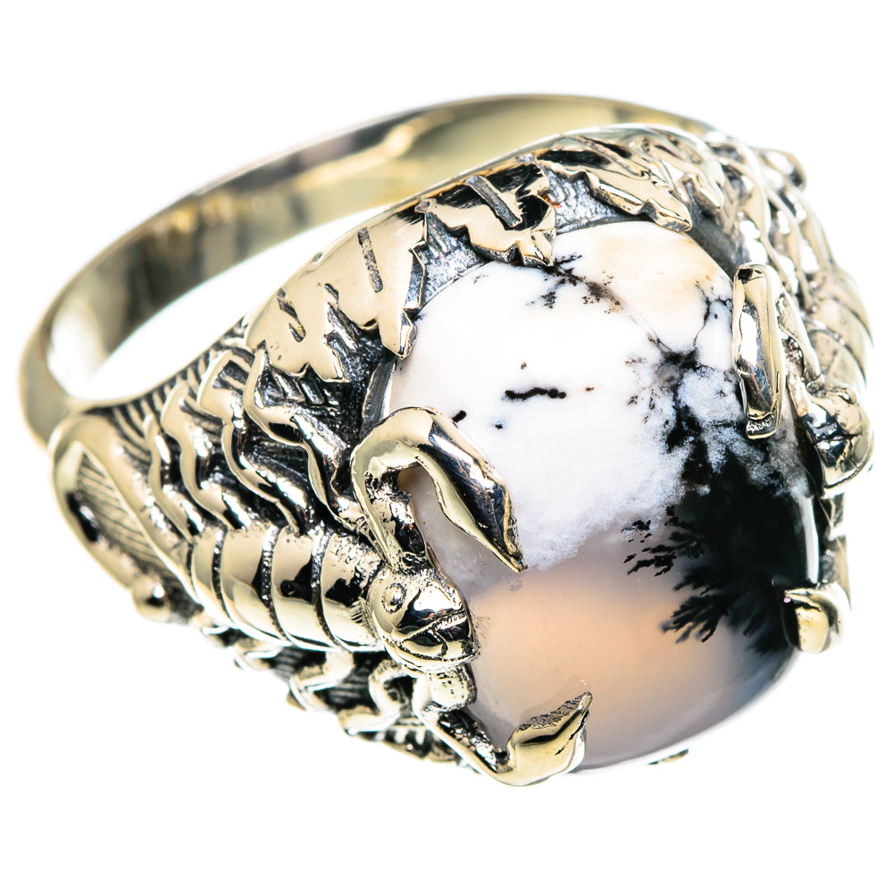 Dendritic Opal Rings handcrafted by Ana Silver Co - RING86643