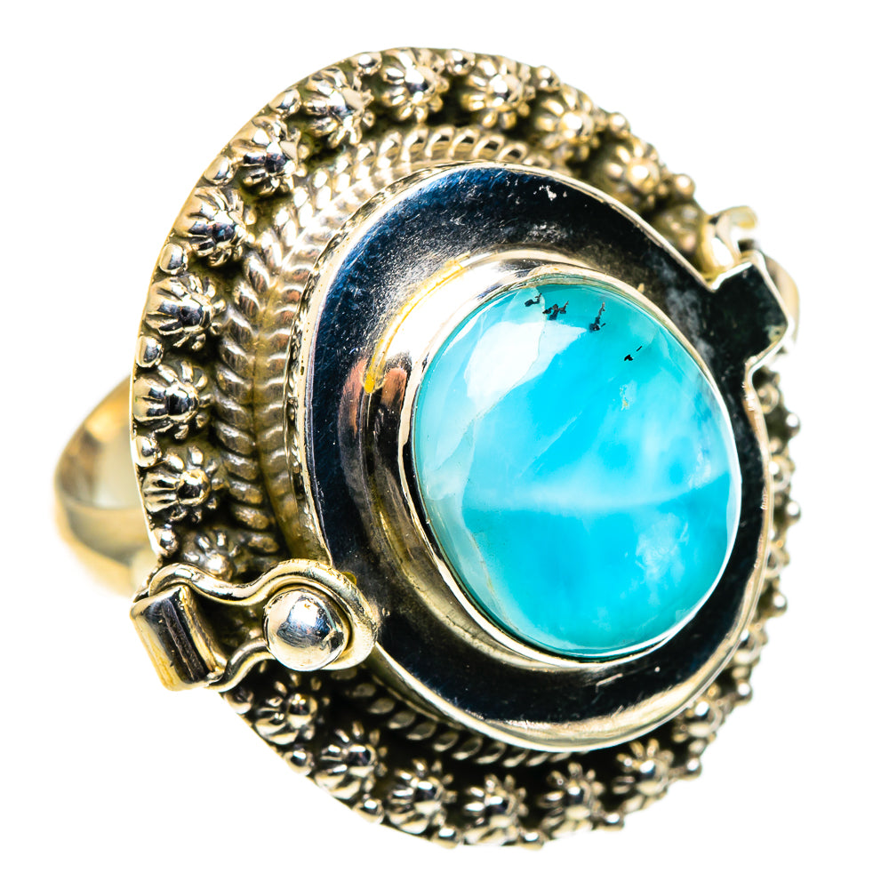 Larimar Rings handcrafted by Ana Silver Co - RING86660