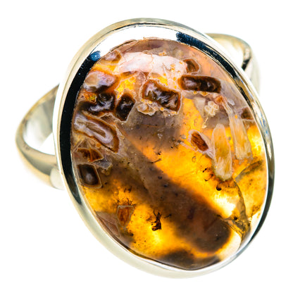 Turkish Tube Agate Rings handcrafted by Ana Silver Co - RING86666