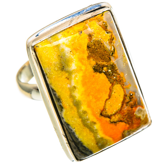 Bumble Bee Jasper Rings handcrafted by Ana Silver Co - RING86682