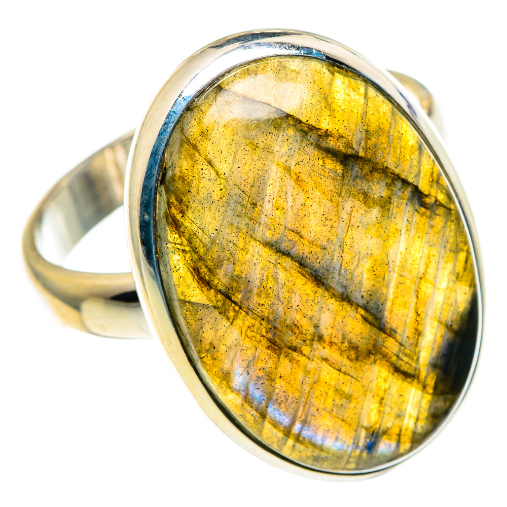 Labradorite Rings handcrafted by Ana Silver Co - RING86695