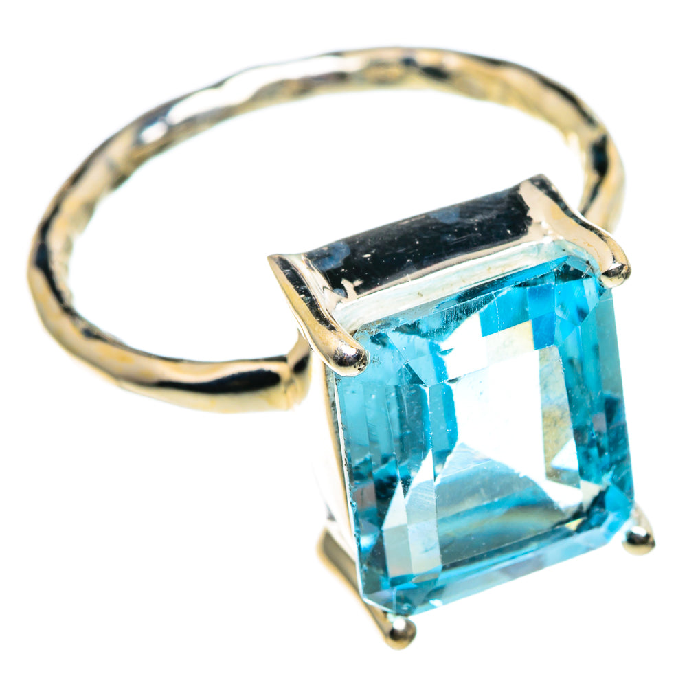 Blue Topaz Rings handcrafted by Ana Silver Co - RING86703
