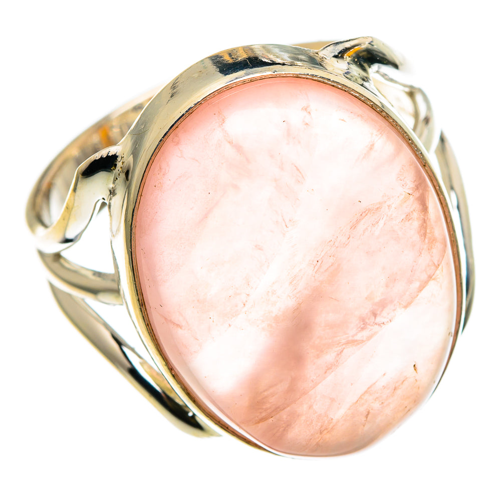 Rose Quartz Rings handcrafted by Ana Silver Co - RING86716