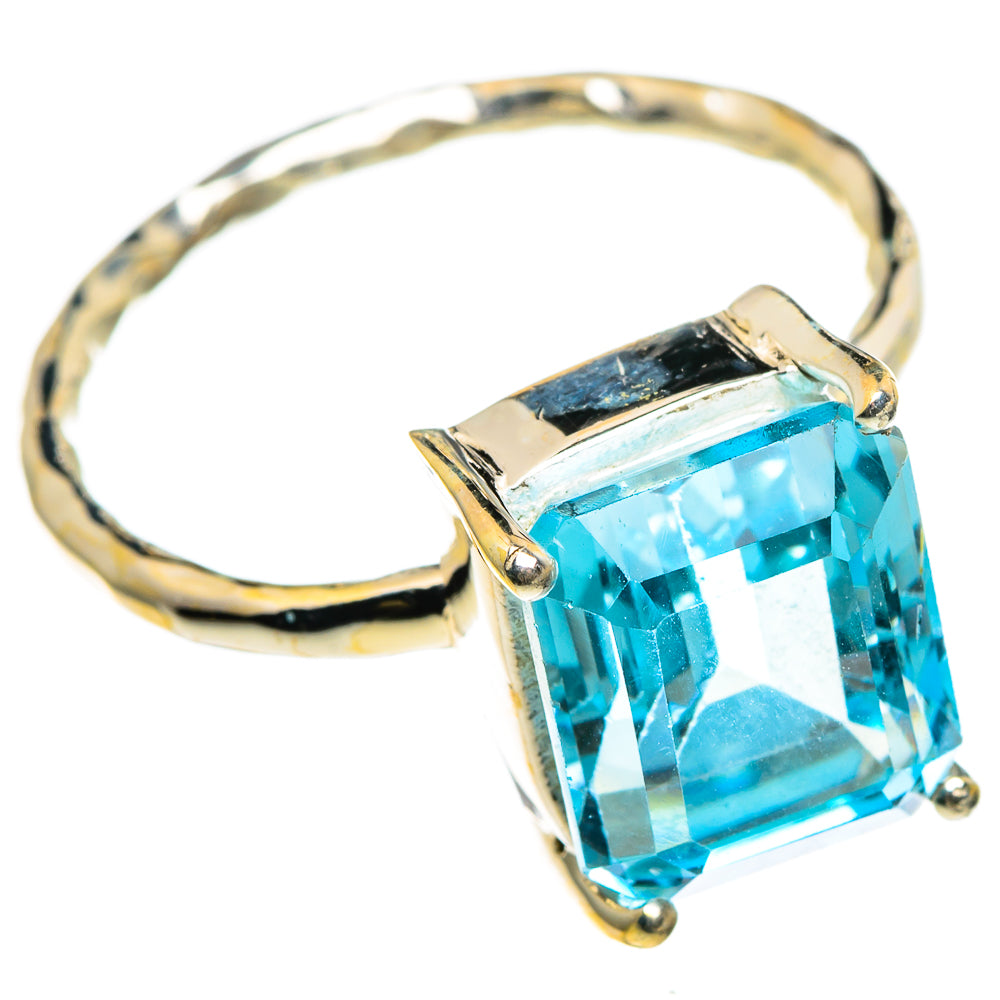 Blue Topaz Rings handcrafted by Ana Silver Co - RING86734