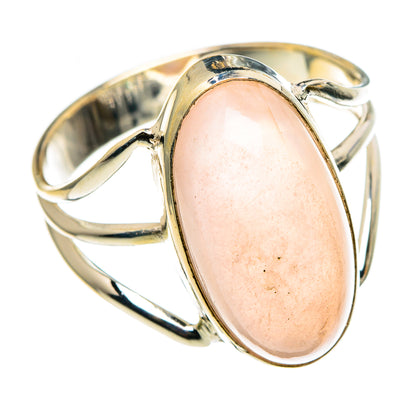 Rose Quartz Rings handcrafted by Ana Silver Co - RING86748