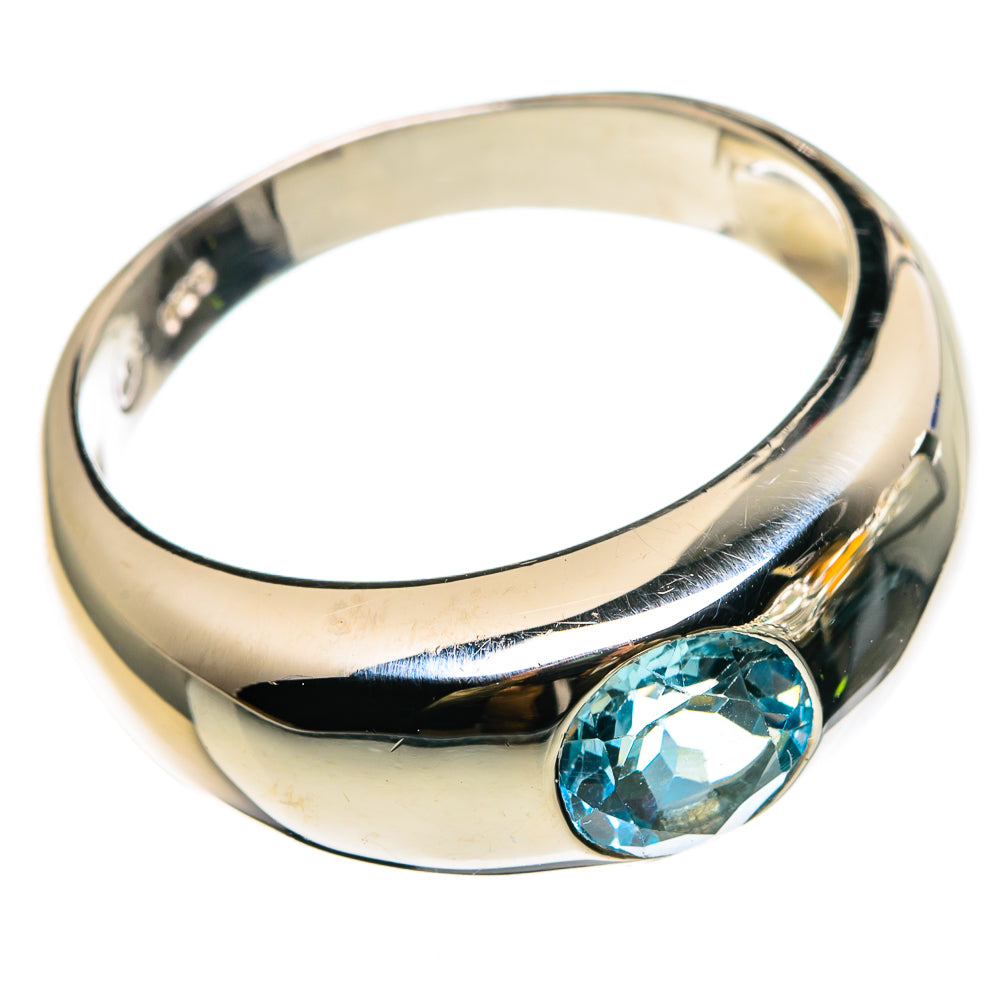 Blue Topaz Rings handcrafted by Ana Silver Co - RING86764