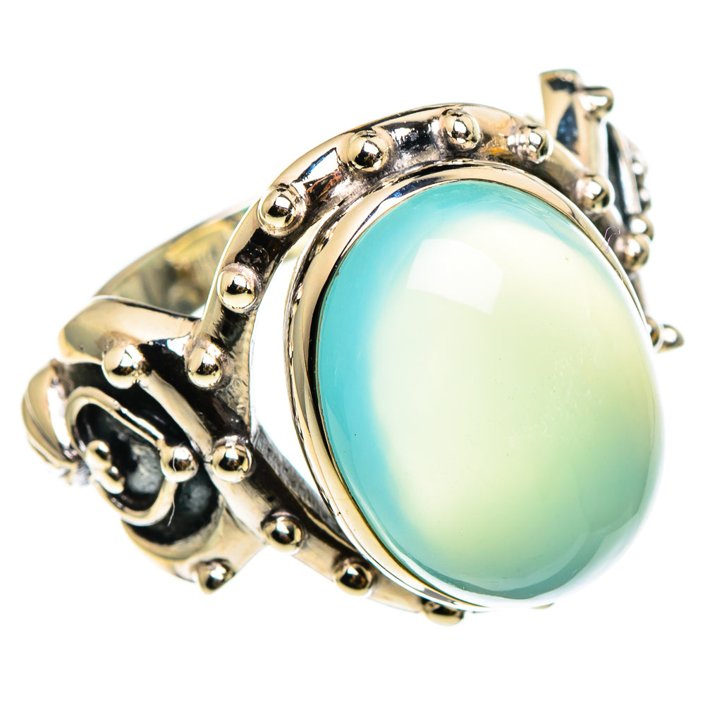 Aqua Chalcedony Rings handcrafted by Ana Silver Co - RING86766