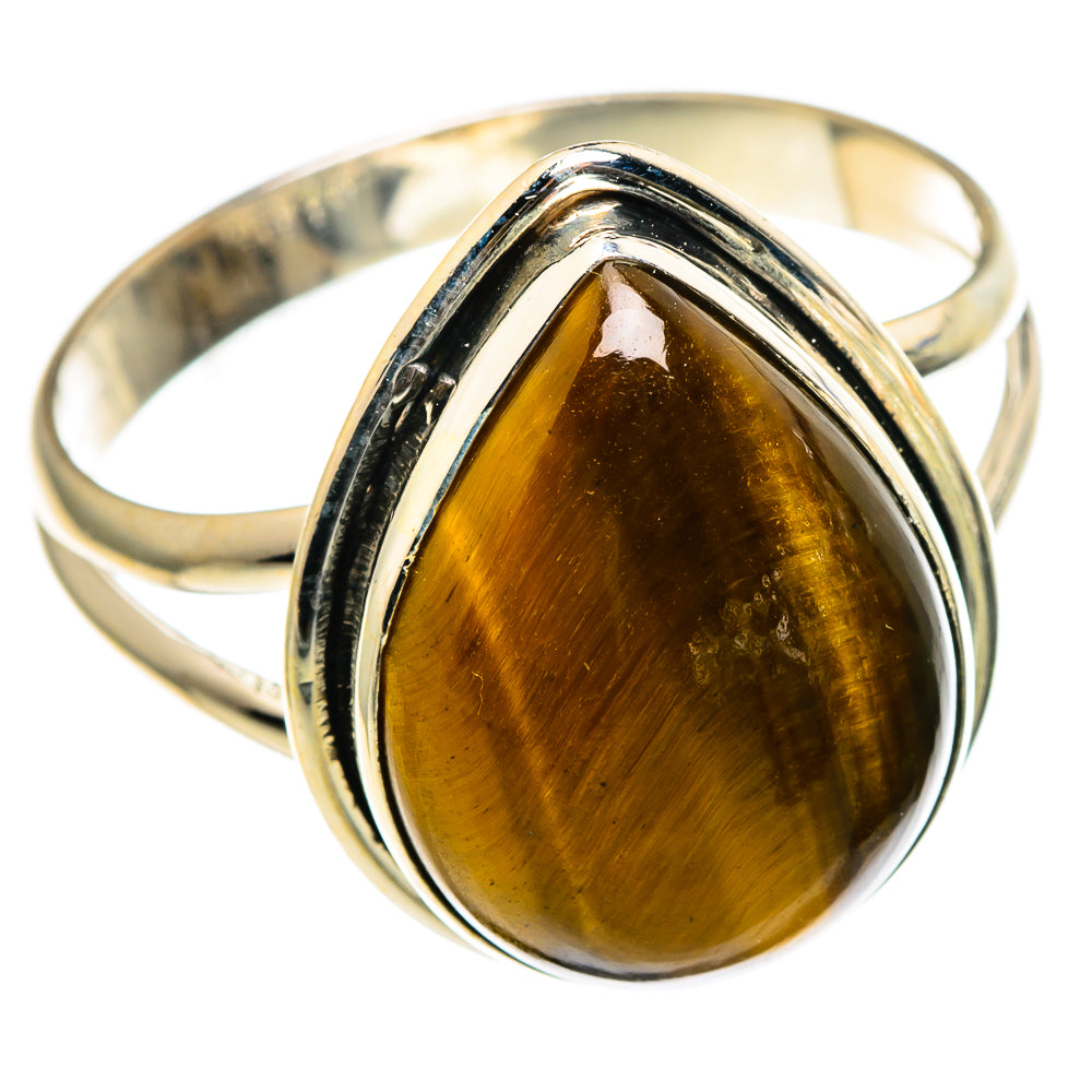 Tiger Eye Rings handcrafted by Ana Silver Co - RING86771