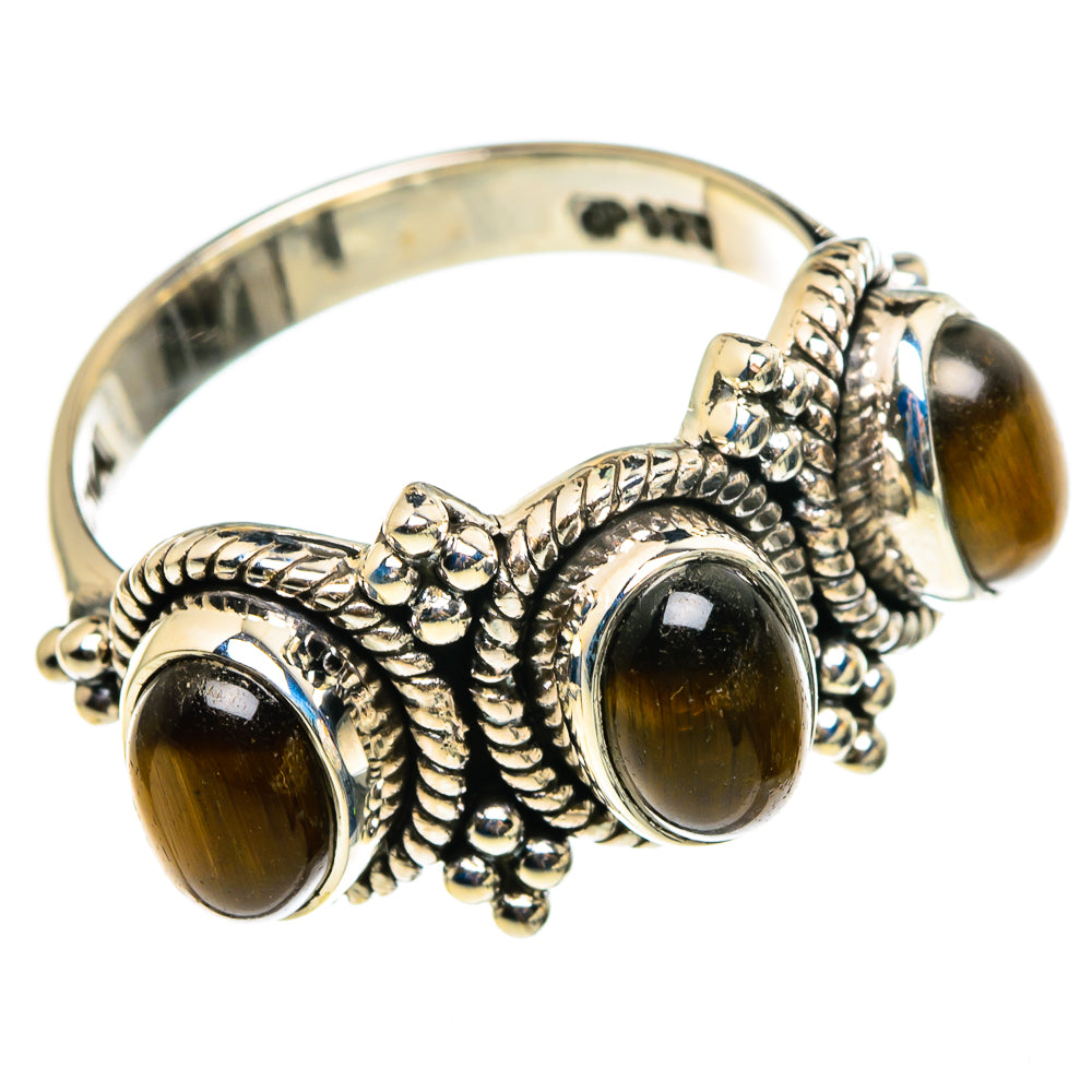 Tiger Eye Rings handcrafted by Ana Silver Co - RING86772