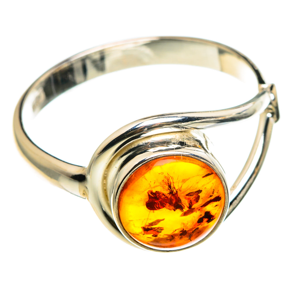 Baltic Amber Rings handcrafted by Ana Silver Co - RING86777
