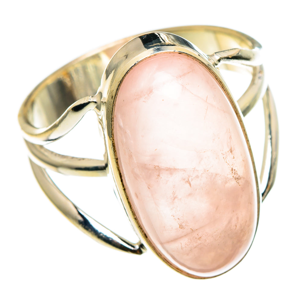 Rose Quartz Rings handcrafted by Ana Silver Co - RING86778