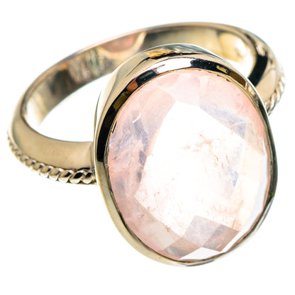 Rose Quartz Rings handcrafted by Ana Silver Co - RING86779