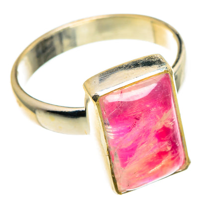 Pink Moonstone Rings handcrafted by Ana Silver Co - RING86780