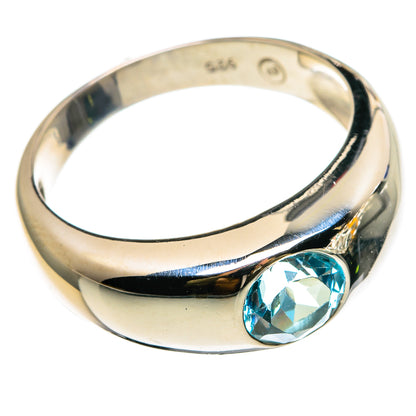 Blue Topaz Rings handcrafted by Ana Silver Co - RING86794