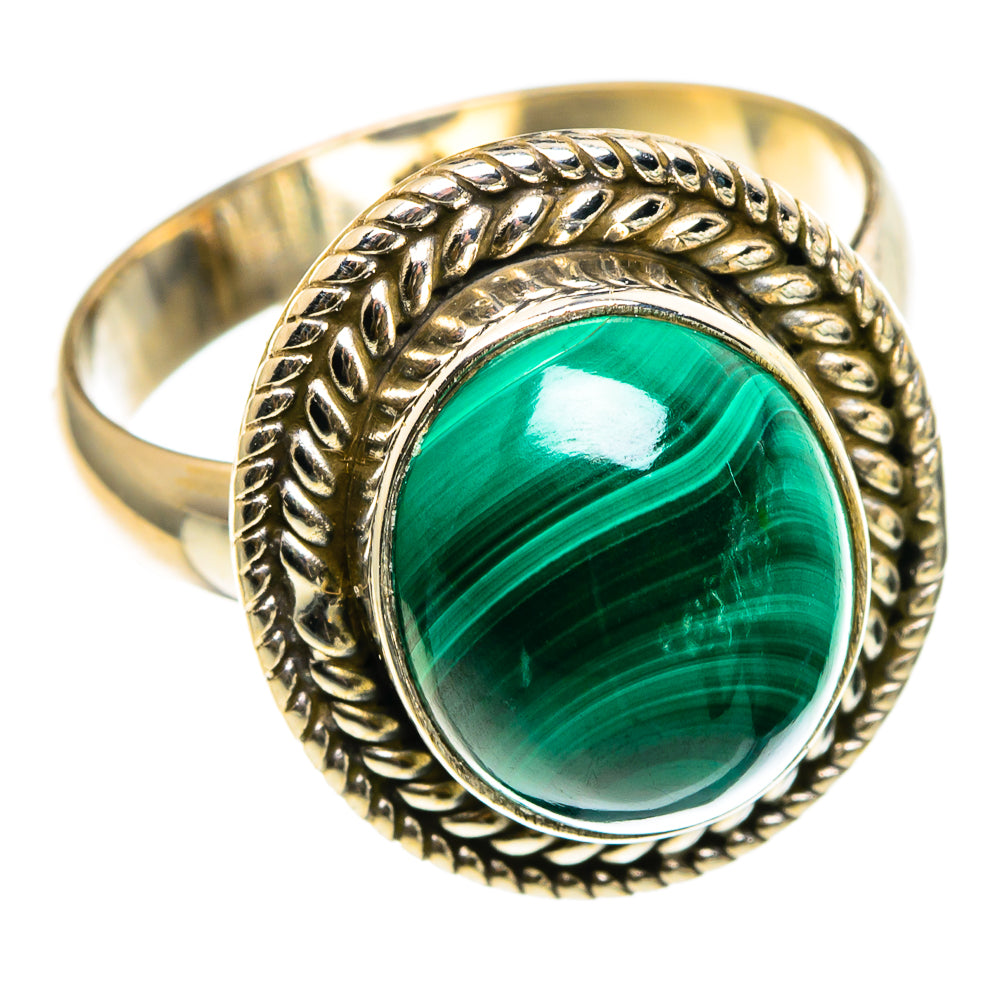 Malachite Rings handcrafted by Ana Silver Co - RING86800