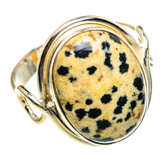 Dalmatian Jasper Rings handcrafted by Ana Silver Co - RING86803
