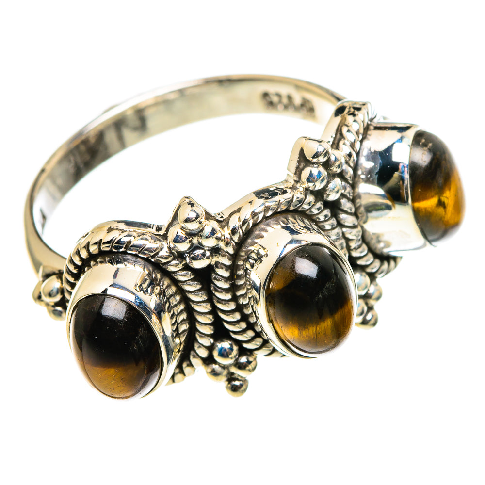 Tiger Eye Rings handcrafted by Ana Silver Co - RING86804