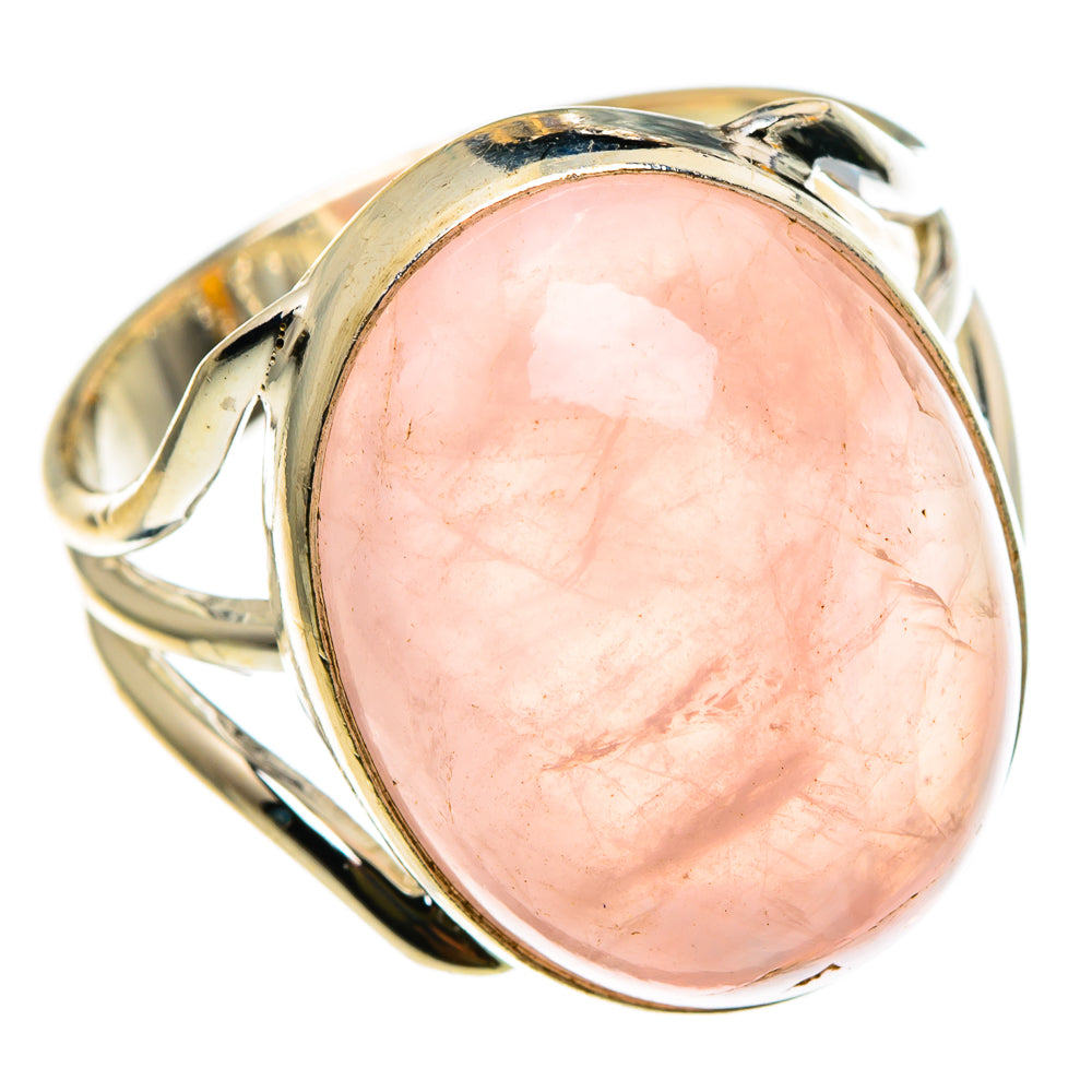 Rose Quartz Rings handcrafted by Ana Silver Co - RING86811