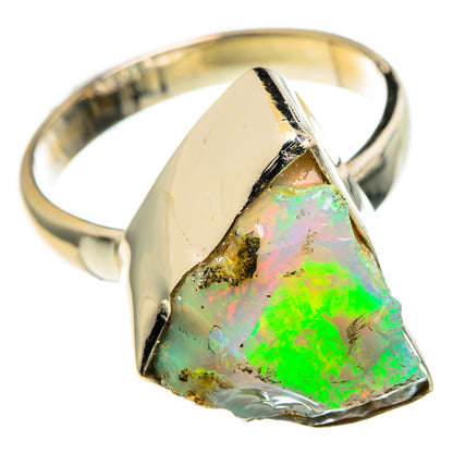 Ethiopian Opal Rings handcrafted by Ana Silver Co - RING86821