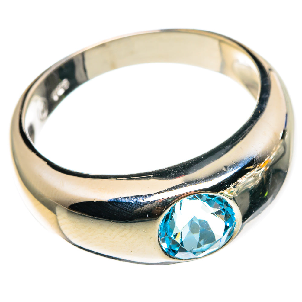 Blue Topaz Rings handcrafted by Ana Silver Co - RING86824