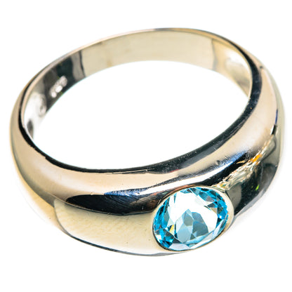 Blue Topaz Rings handcrafted by Ana Silver Co - RING86824
