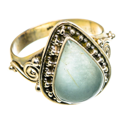 Aqua Chalcedony Rings handcrafted by Ana Silver Co - RING86825