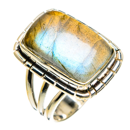 Labradorite Rings handcrafted by Ana Silver Co - RING86828