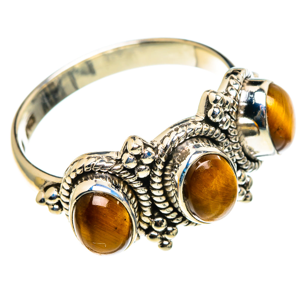 Tiger Eye Rings handcrafted by Ana Silver Co - RING86834