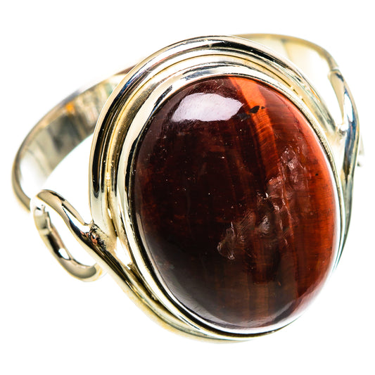 Red Tiger Eye Rings handcrafted by Ana Silver Co - RING86835
