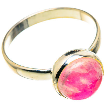 Pink Moonstone Rings handcrafted by Ana Silver Co - RING86843