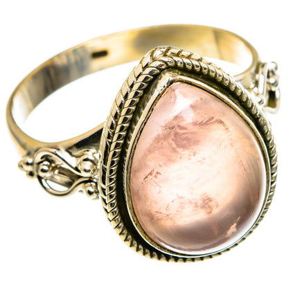 Rose Quartz Rings handcrafted by Ana Silver Co - RING86844