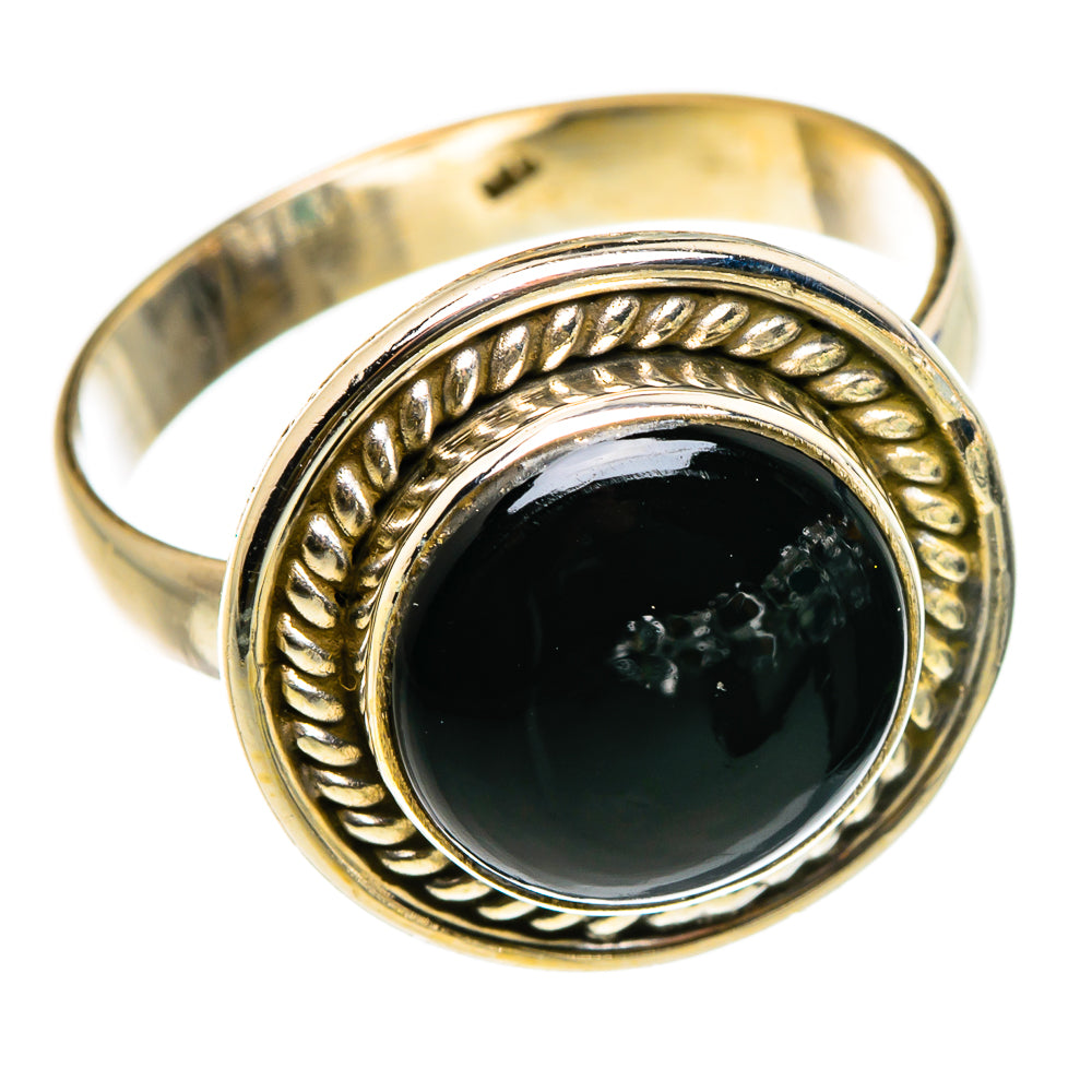 Black Onyx Rings handcrafted by Ana Silver Co - RING86848 - Photo 2