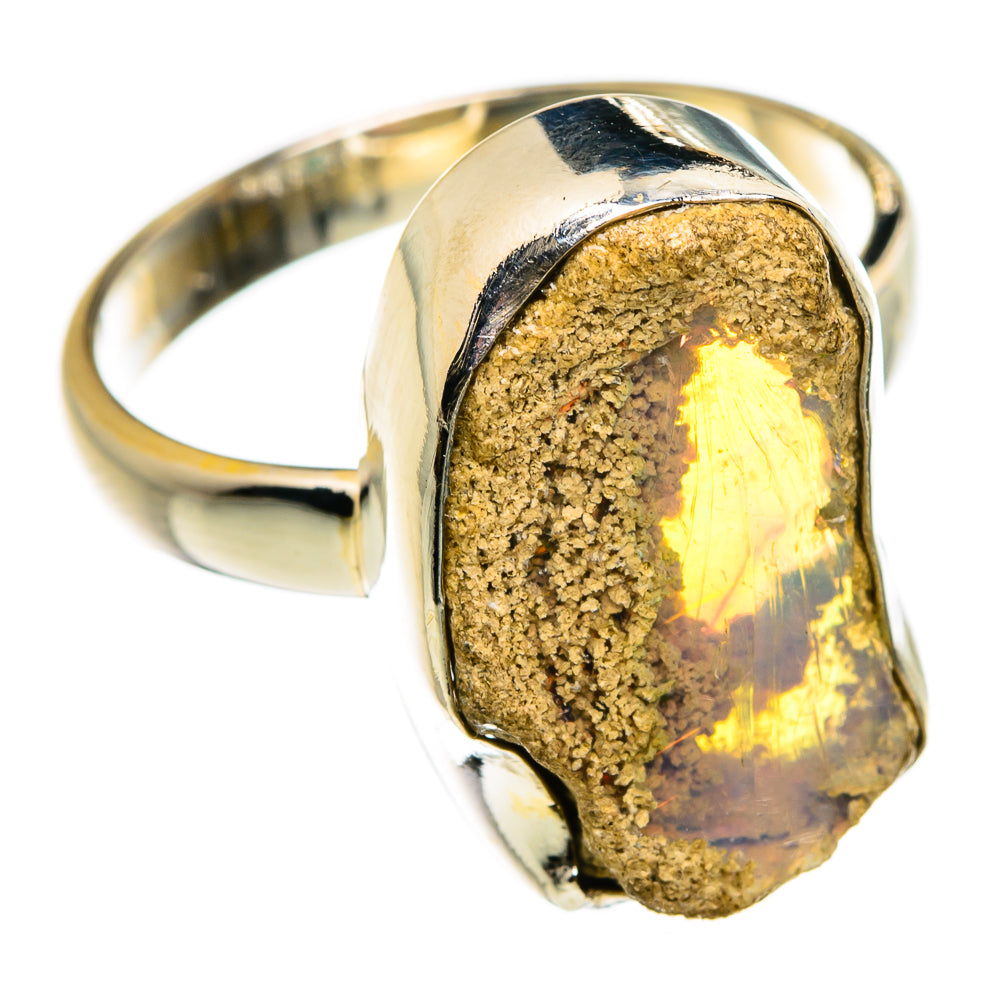Ethiopian Opal Rings handcrafted by Ana Silver Co - RING86856
