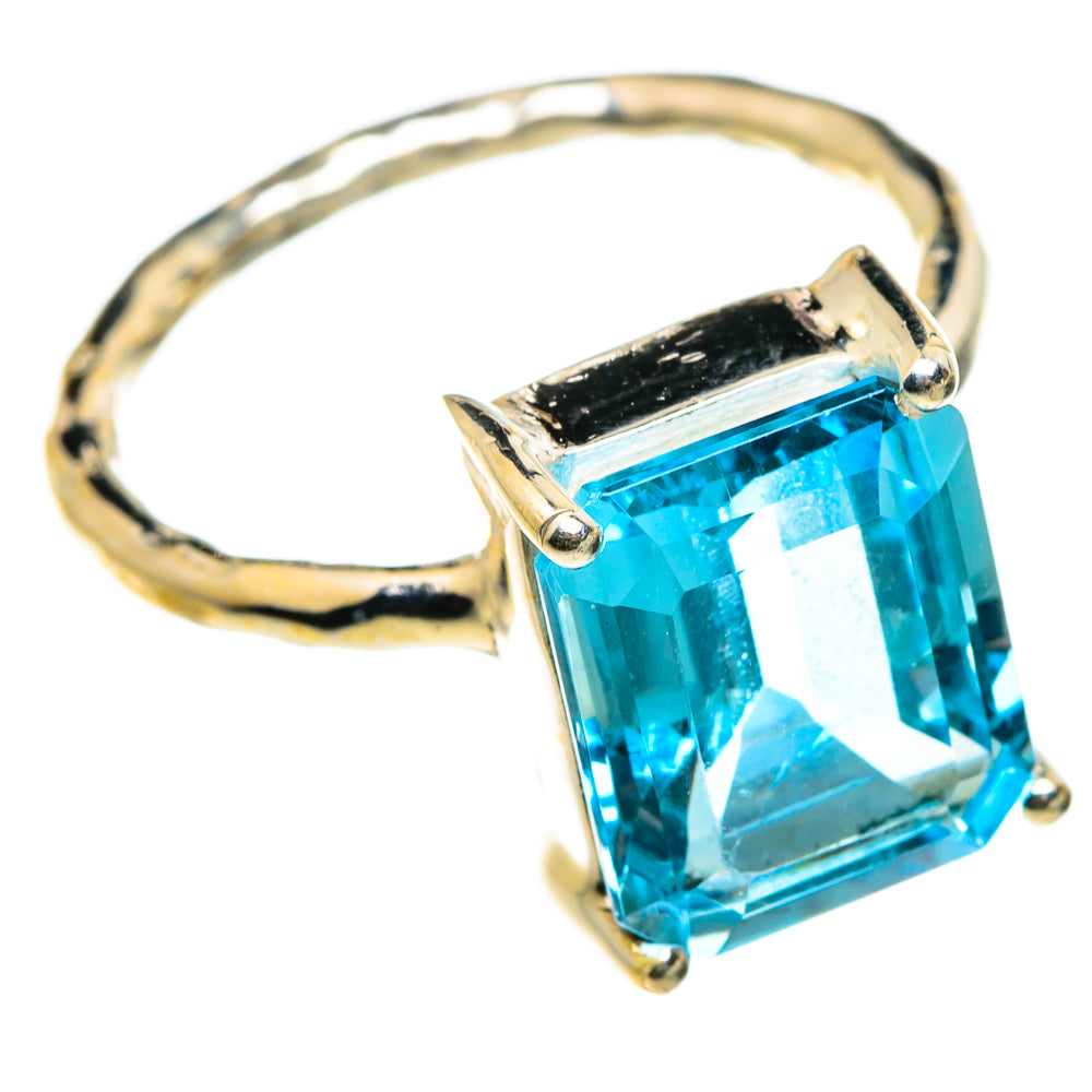 Blue Topaz Rings handcrafted by Ana Silver Co - RING86858