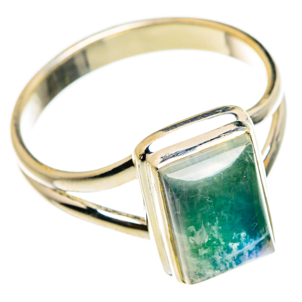 Green Moonstone Rings handcrafted by Ana Silver Co - RING86864
