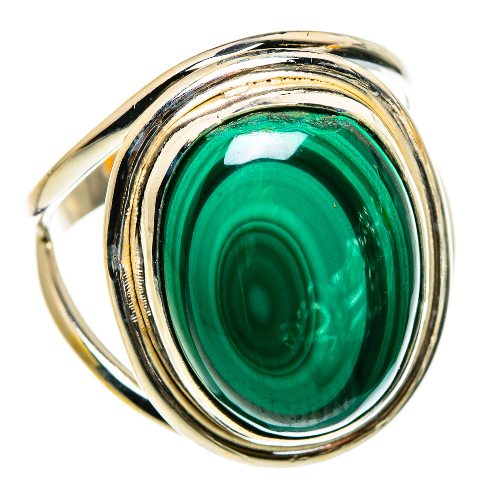 Malachite Rings handcrafted by Ana Silver Co - RING86865