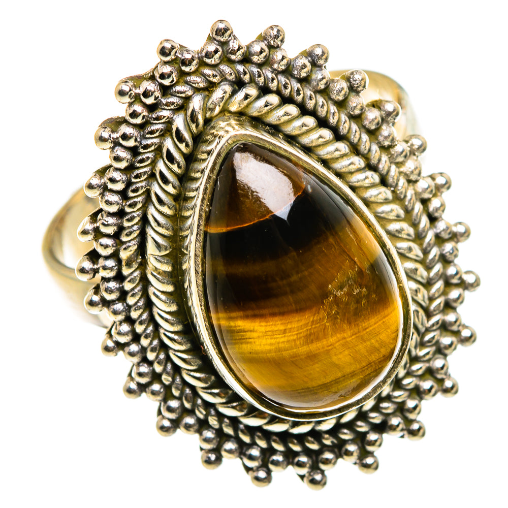 Tiger Eye Rings handcrafted by Ana Silver Co - RING86867