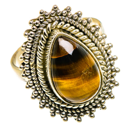 Tiger Eye Rings handcrafted by Ana Silver Co - RING86867